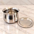 Stainless Steel Tope with Lid | Serving Pot with Cover